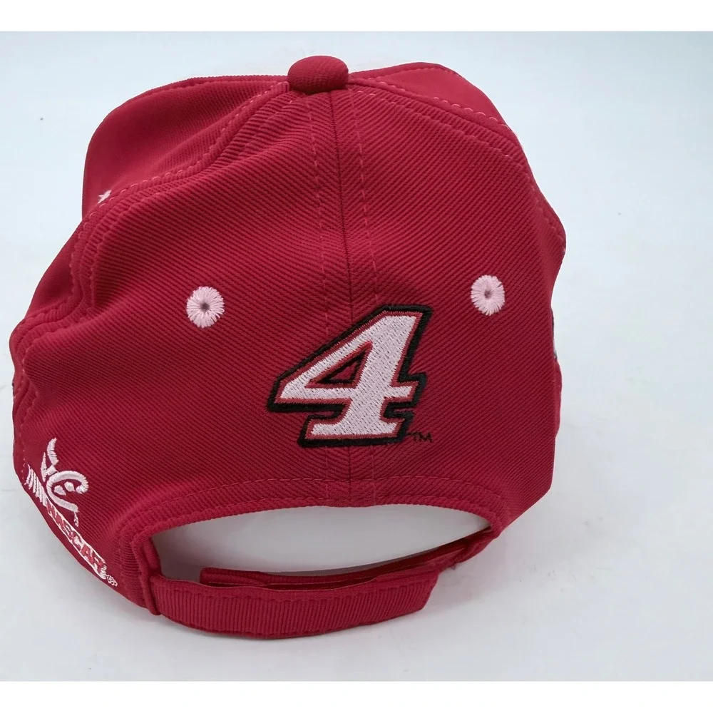 Kevin Harvick #4 NASCAR Hat Red White Budweiser Adjustable Chase Authentics Cap